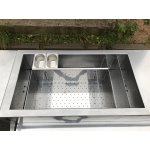 Барная станция 1600х600х860 из нержавеющей стали