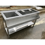 Барная станция 1600х700х860 из нержавеющей стали